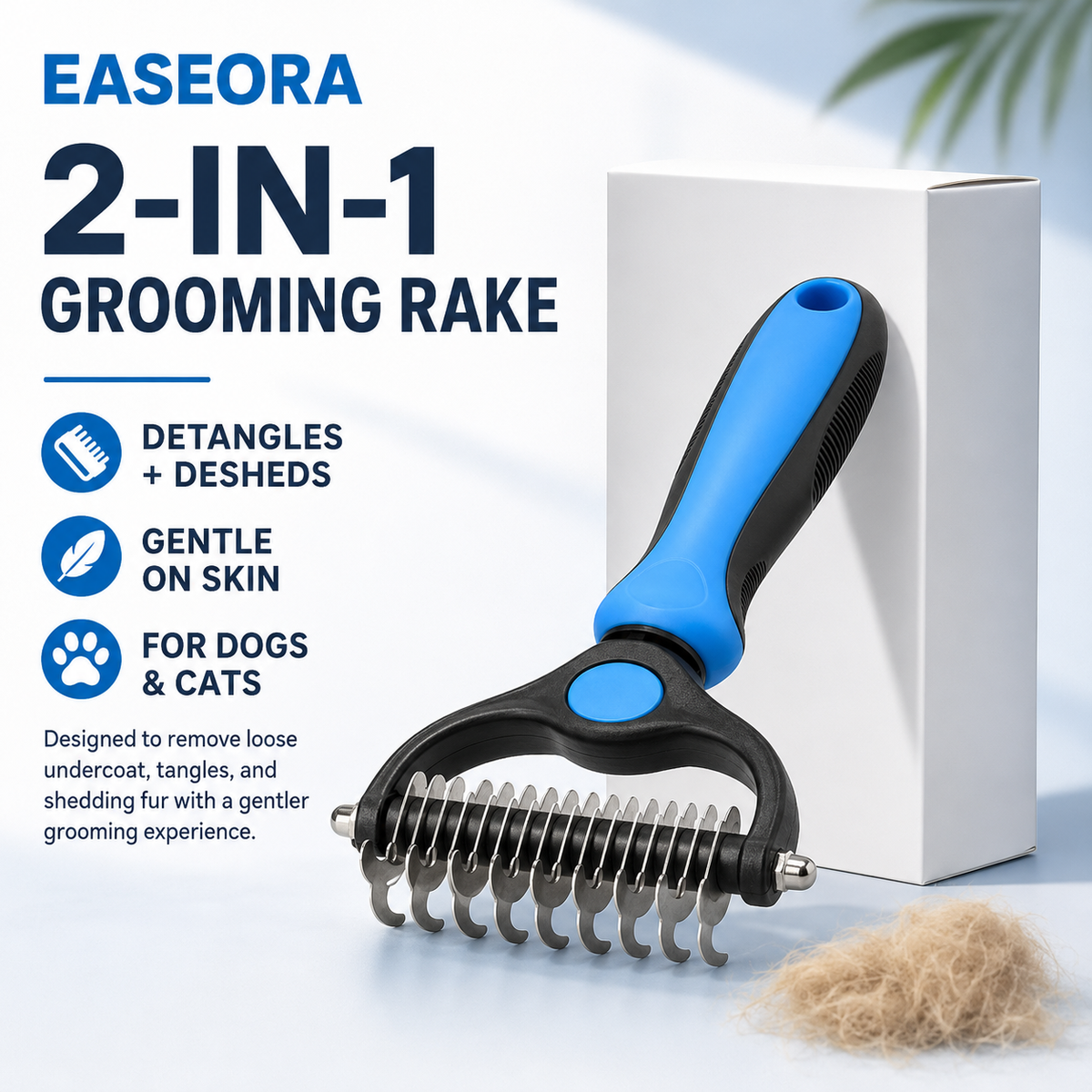 Easeora™ Double-Sided Deshedding Tool
