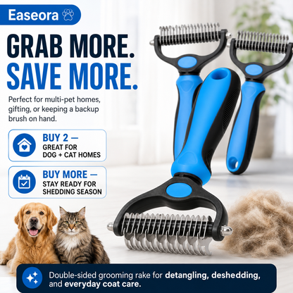 Easeora™ Double-Sided Deshedding Tool